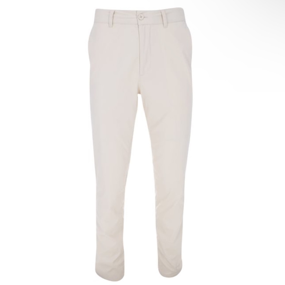 NWT $150 Quiet Golf Monogram Player Pants in Bone